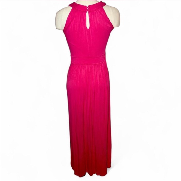 Calvin Klein Pink Lace Bodice Maxi Dress Size 6 - Picture 2 of 11